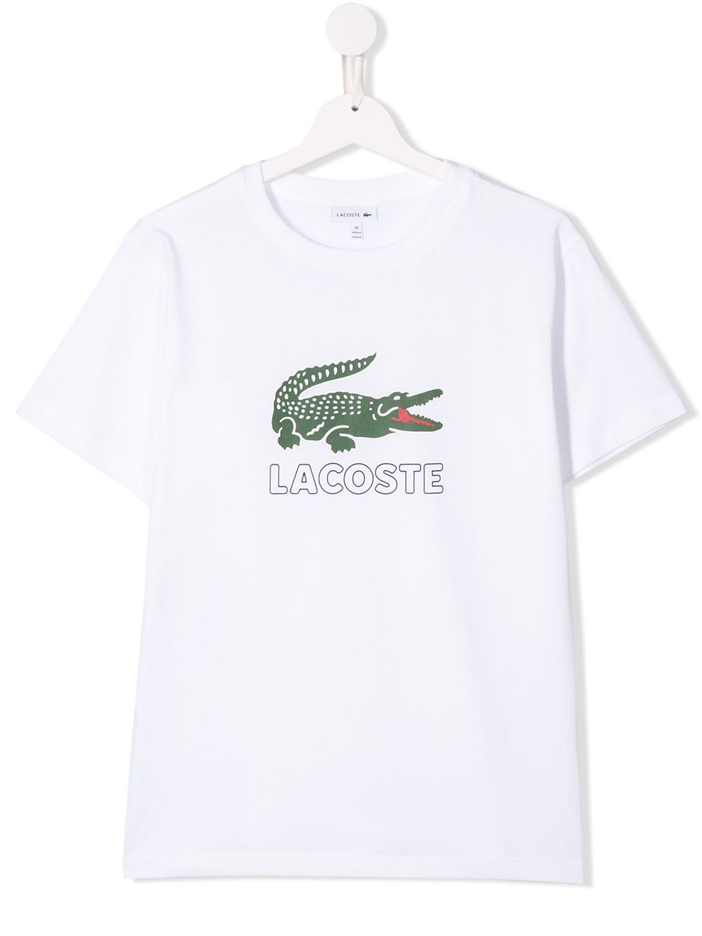 фото Lacoste Kids футболка с принтом логотипа