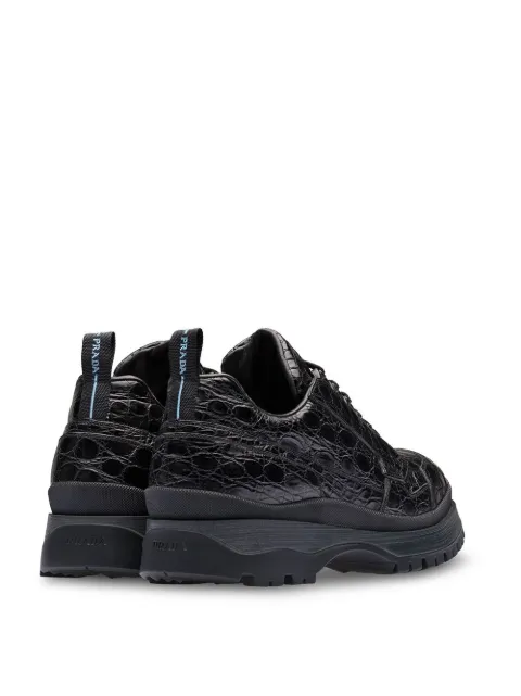 prada crocodile sneakers