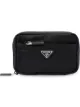 Image 1 of Prada logo plaque travel pouch