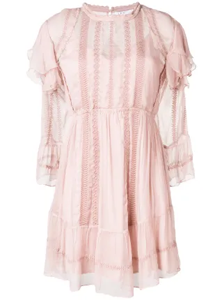 western ruffle dress