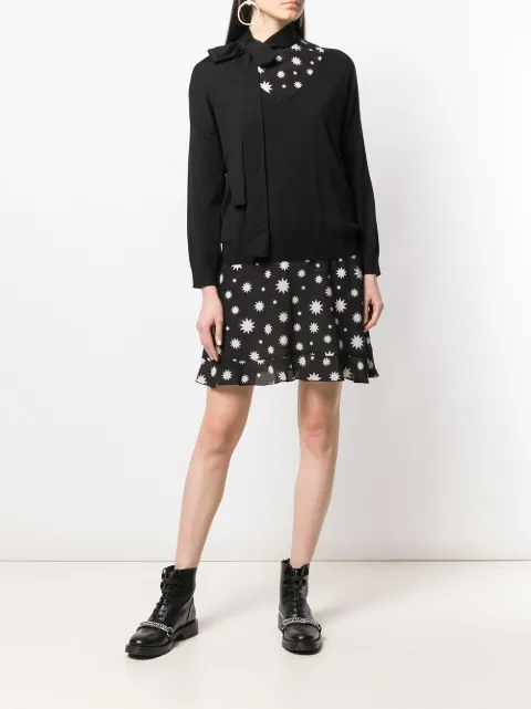 black and red valentino jumper