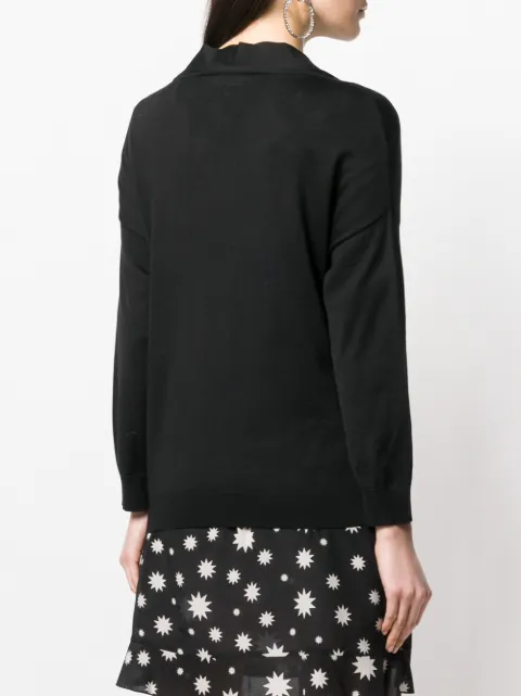 black and red valentino jumper