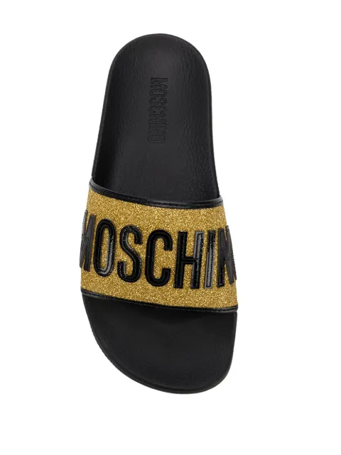 moschino slides red