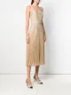 Fendi perforated pleated dress