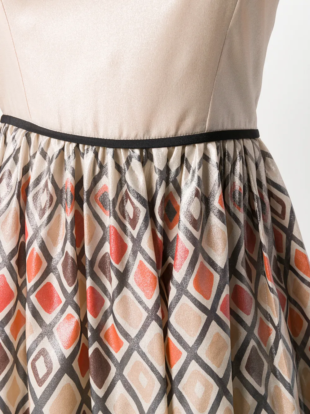 FENDI Geometrische jurk Beige