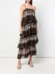 Image 2 of Fendi layered printed maxi dress