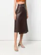 Fendi falda cruzada con cintura con hebilla