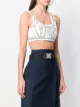 Fendi graphic logo crop top