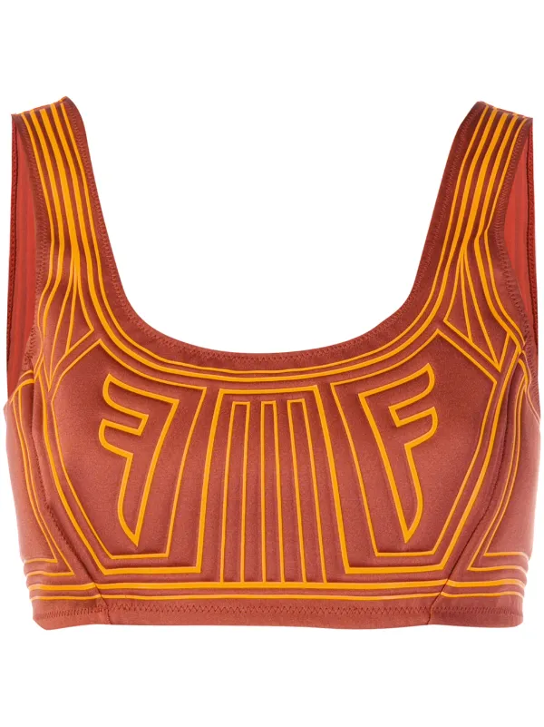 fendi sports bra orange