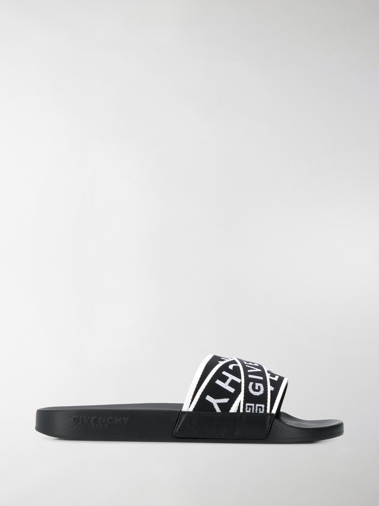 Givenchy Logo strap sliders black | MODES