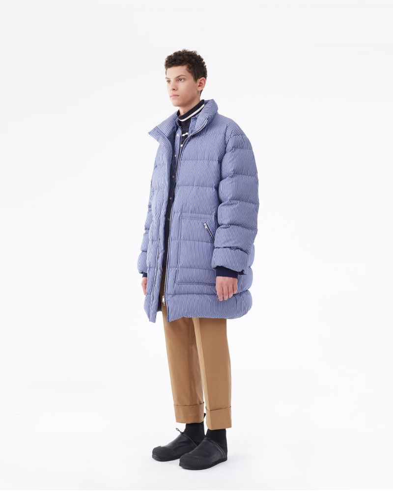 Striped Oversized Down Coat | 3.1 Phillip Lim Official Site