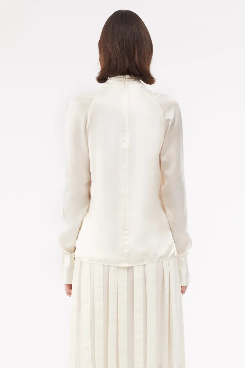 シルク ツイード ブラウス in white | 3.1 Phillip Lim フィリップ 