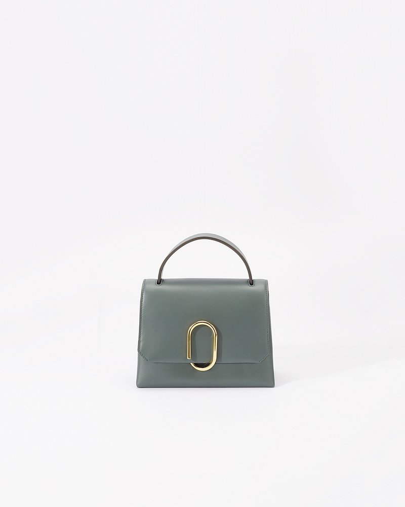 mini Alix tote bag-green #0 mini Alix tote bag, Green calf leather mini Alix tote bag from 3.1 Phillip Lim featuring gold-tone hardware, single top handle, foldover top, partitioned compartment and adjustable detachable shoulder strap.- 0