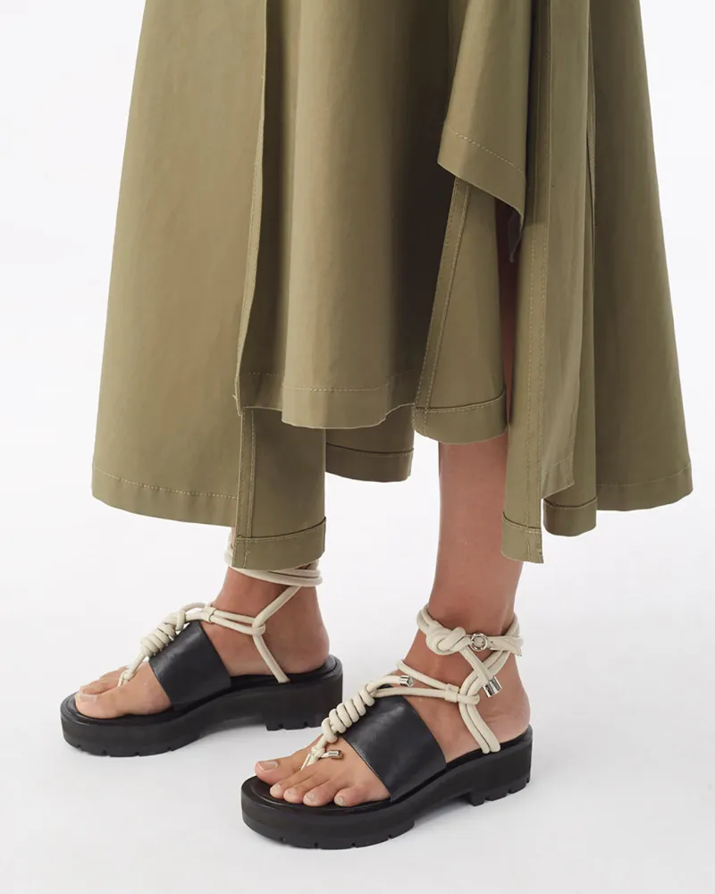 ベルテッド Tシャツドレス in green | 3.1 Phillip Lim フィリップ ベルテッド Tシャツドレス in green | 3.1 Phillip Lim フィリップ