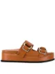 Image 1 of 3.1 Phillip Lim Freida double-buckle platform slides