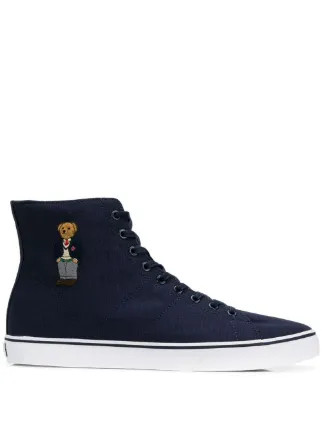 tênis polo cano alto