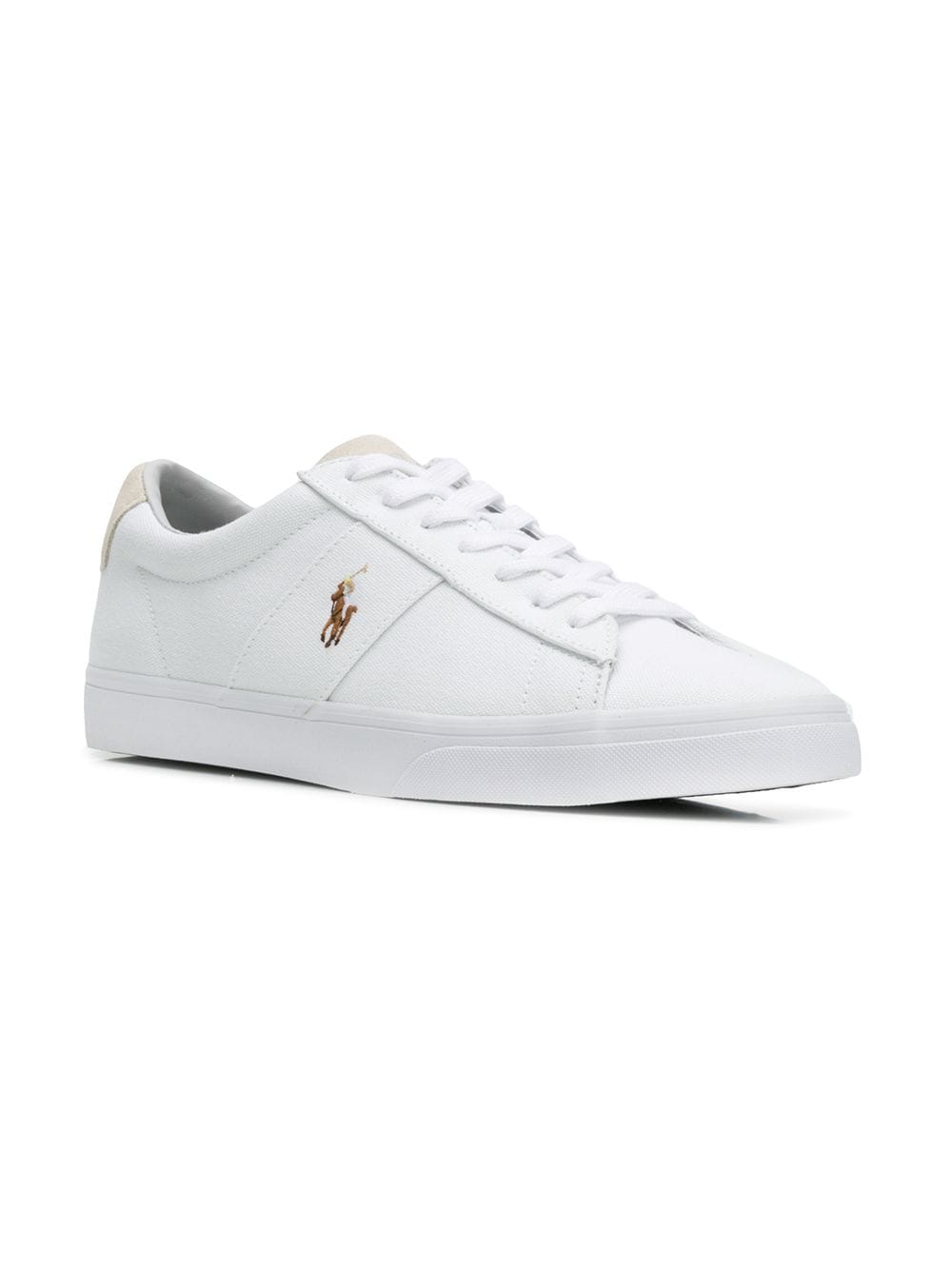 Polo Ralph Lauren sneakers met veters - Wit
