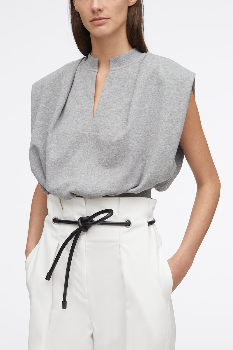 Origami Pleated Pant, ANTIQUE WHITE Synthetic->Spandex/Elastane Origami Pleated Pant from 3.1 Phillip Lim. - 4