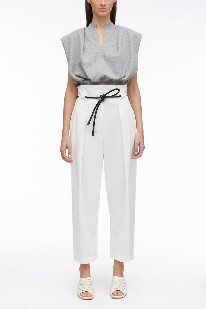 Origami Pleated Pant-white #0 Origami Pleated Pant, ANTIQUE WHITE Synthetic->Spandex/Elastane Origami Pleated Pant from 3.1 Phillip Lim. - 0