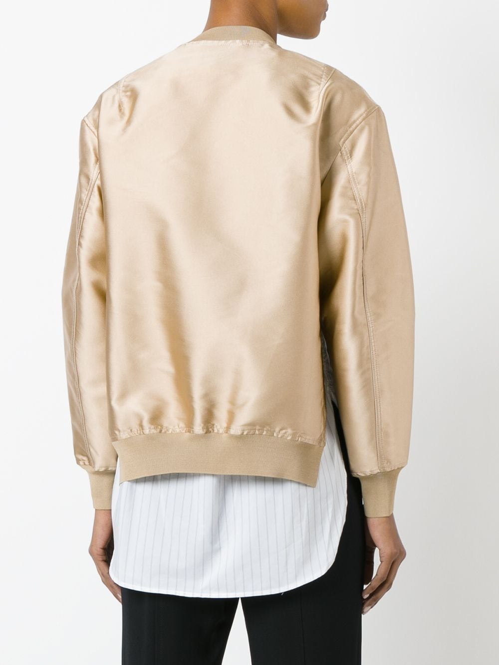 Shop 3.1 Phillip Lim / フィリップ リム Tromp L'oeil Bomber Jacket In Neutrals