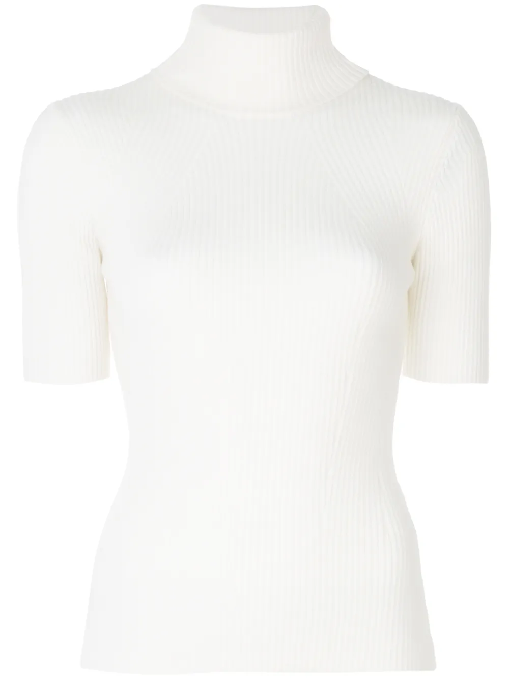 

3.1 Phillip Lim suéter de canale con cuello alto - Blanco