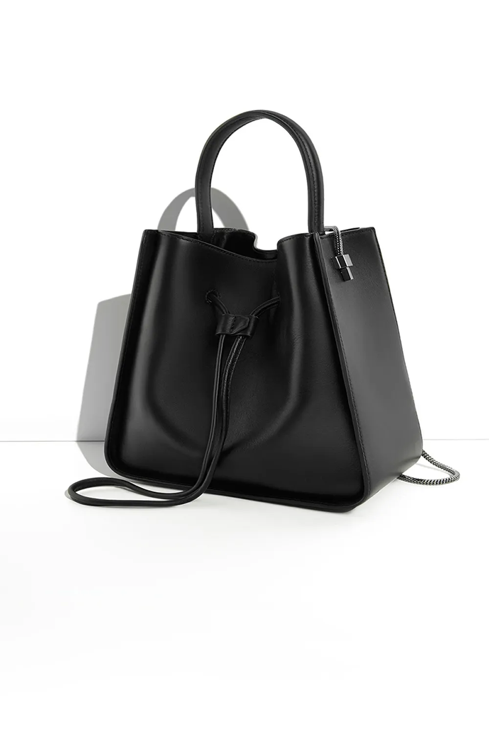 Soleil Small Bucket in black | 3.1 Phillip Lim Official Site