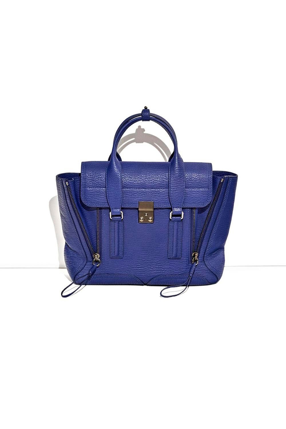 Pashli Medium Satchel in blue | 3.1 Phillip Lim Official Site