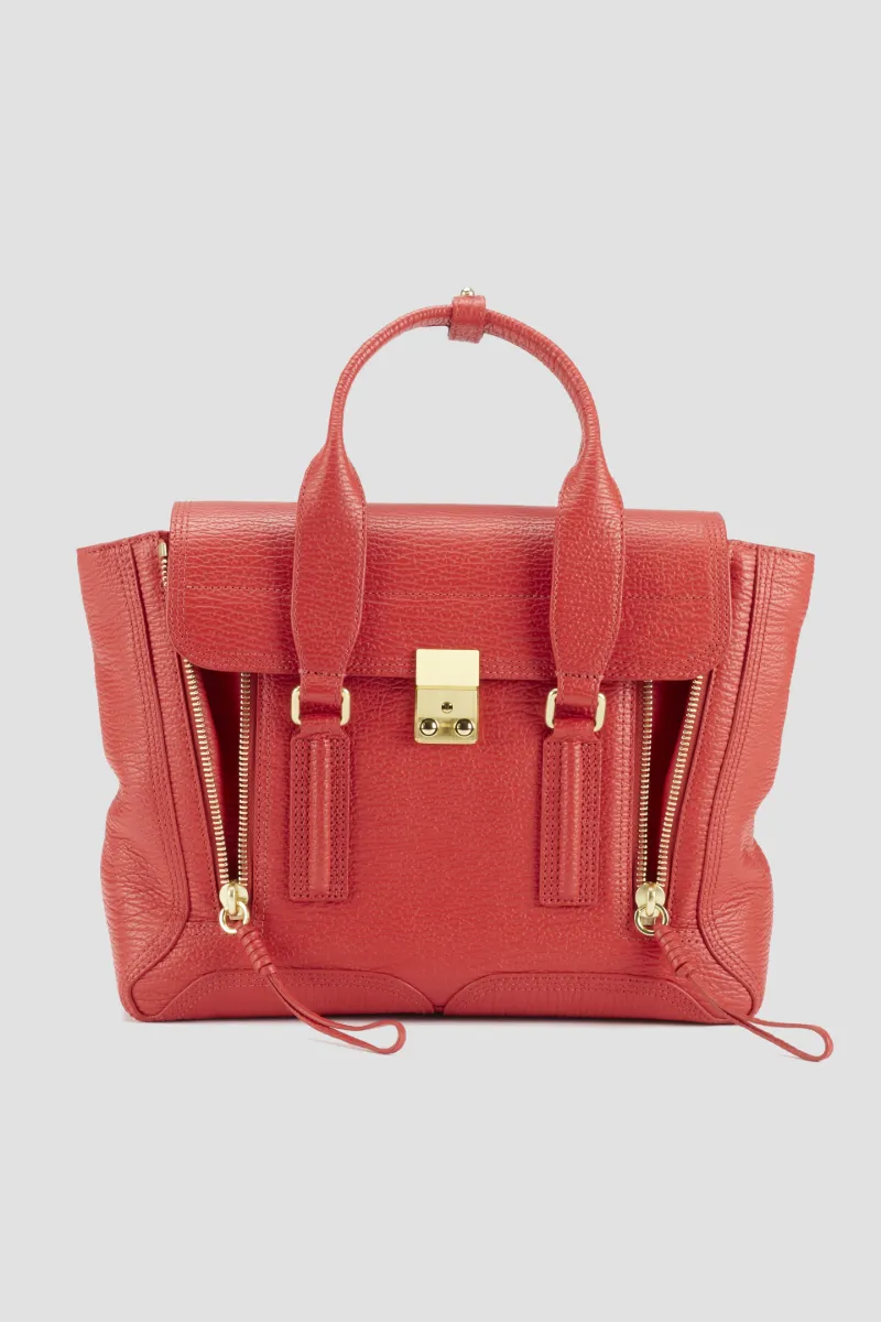 Pashli Medium Satchel in red | 3.1 Phillip Lim Official Site