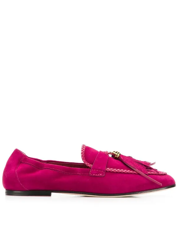 tod's pink loafers
