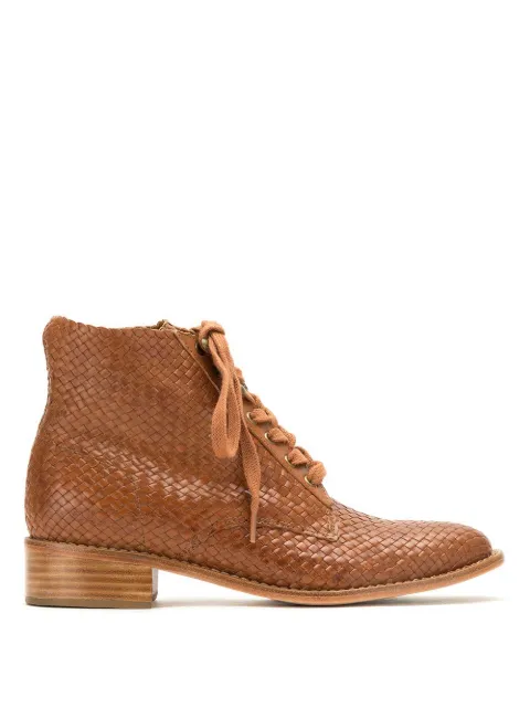 Sarah Chofakian leather ankle boots