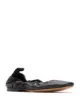 Image 2 of Studio Chofakian leather elasticated ballerinas