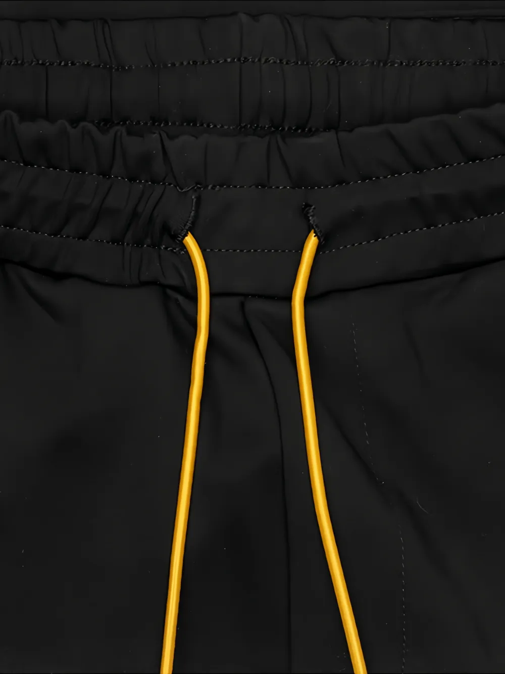  Rhude Jogginghose Mit Kontrastpaspeln   Schwarz 