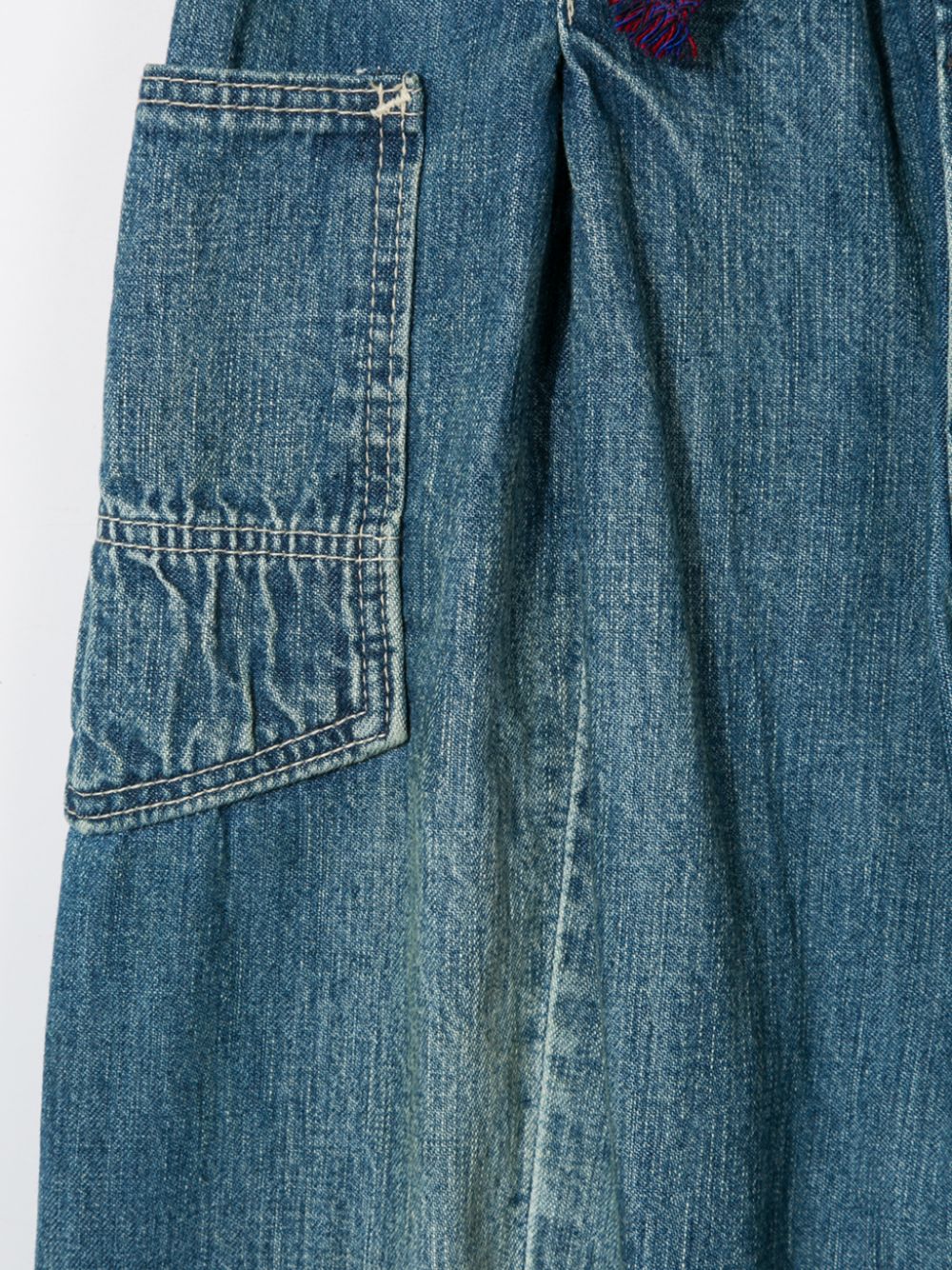 фото Denim Dungaree зауженные брюки