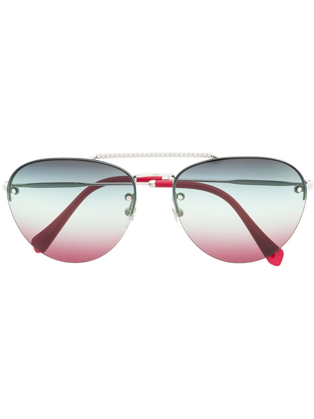 фото Miu Miu Eyewear солнцезащитные очки 'Runaway'