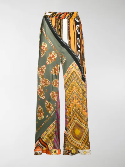 loose silk trousers