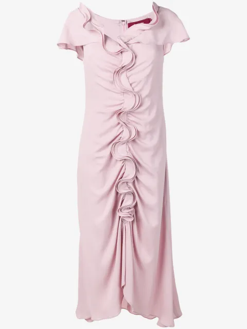 Sies Marjan vestido acampanado con volantes