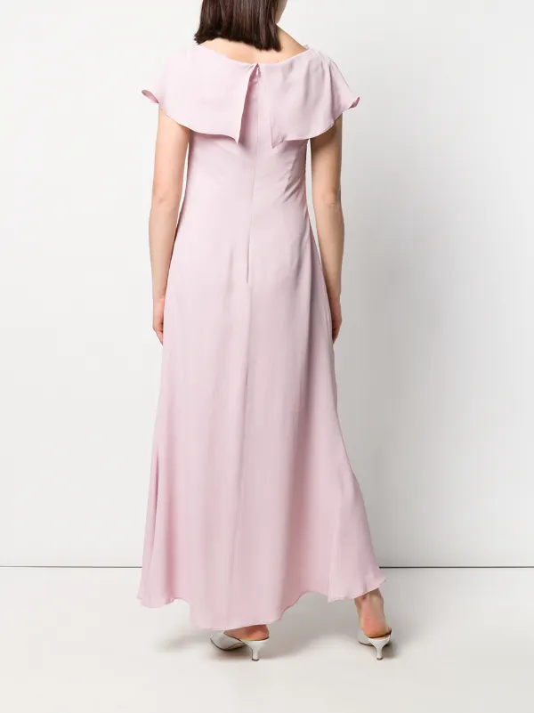 sies marjan silk dress Sies Marjan Draped Long Dress