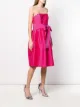 P.A.R.O.S.H. Jacquard-Kleid mit Schleife