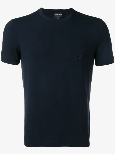 Giorgio Armani playera GA con logo bordado