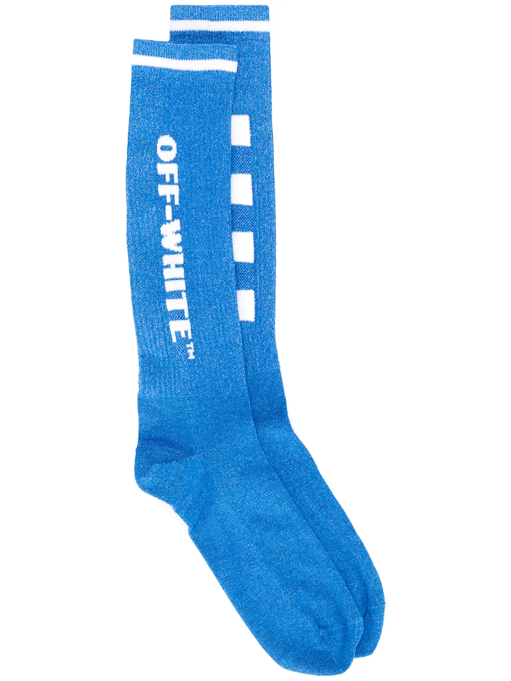 Off-White Calzini con logo - Blu