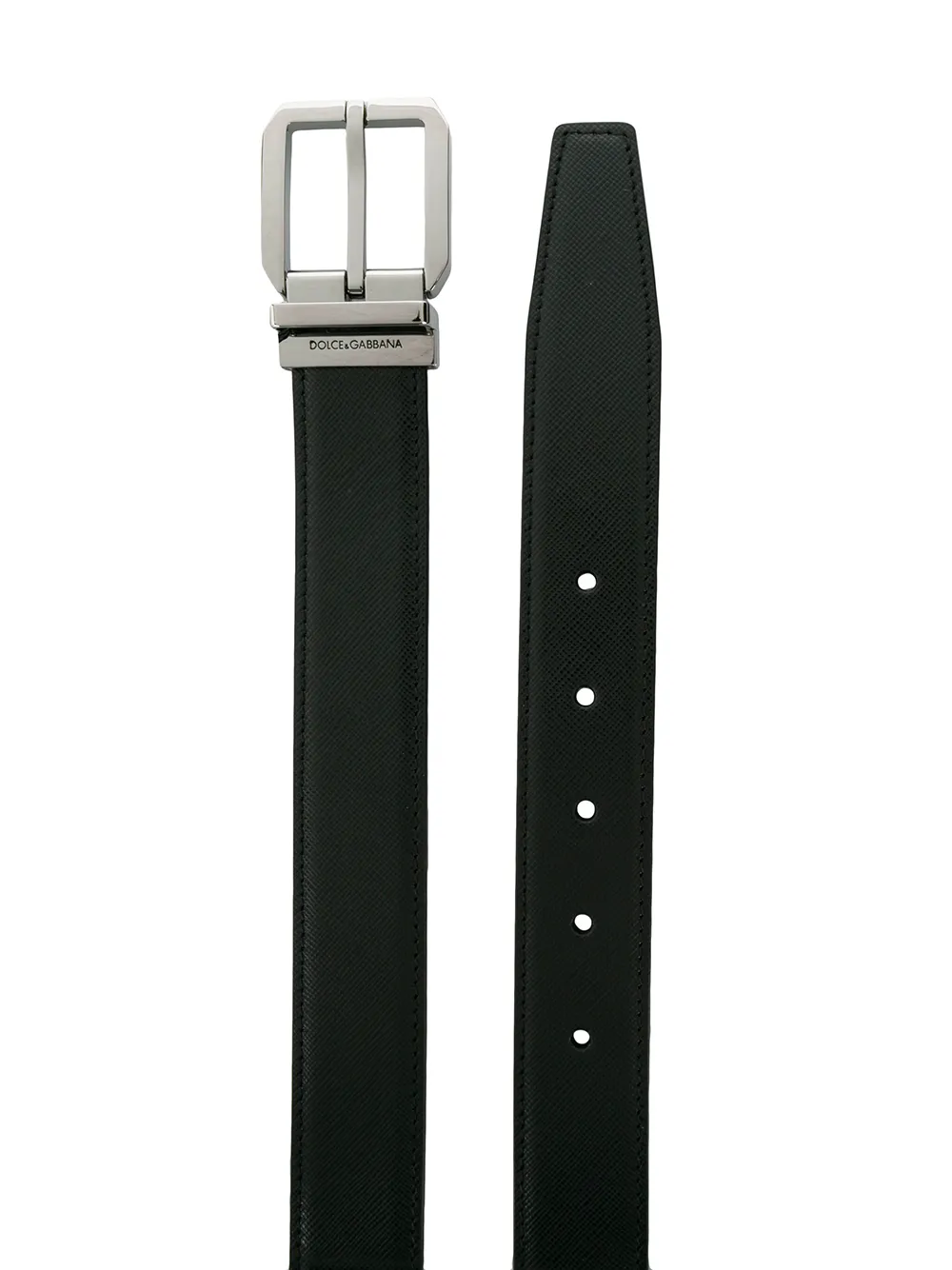 Dolce & Gabbana classic riem met gesp - Zwart