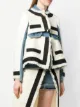 Sacai Jeansjacke im Hybrid-Look
