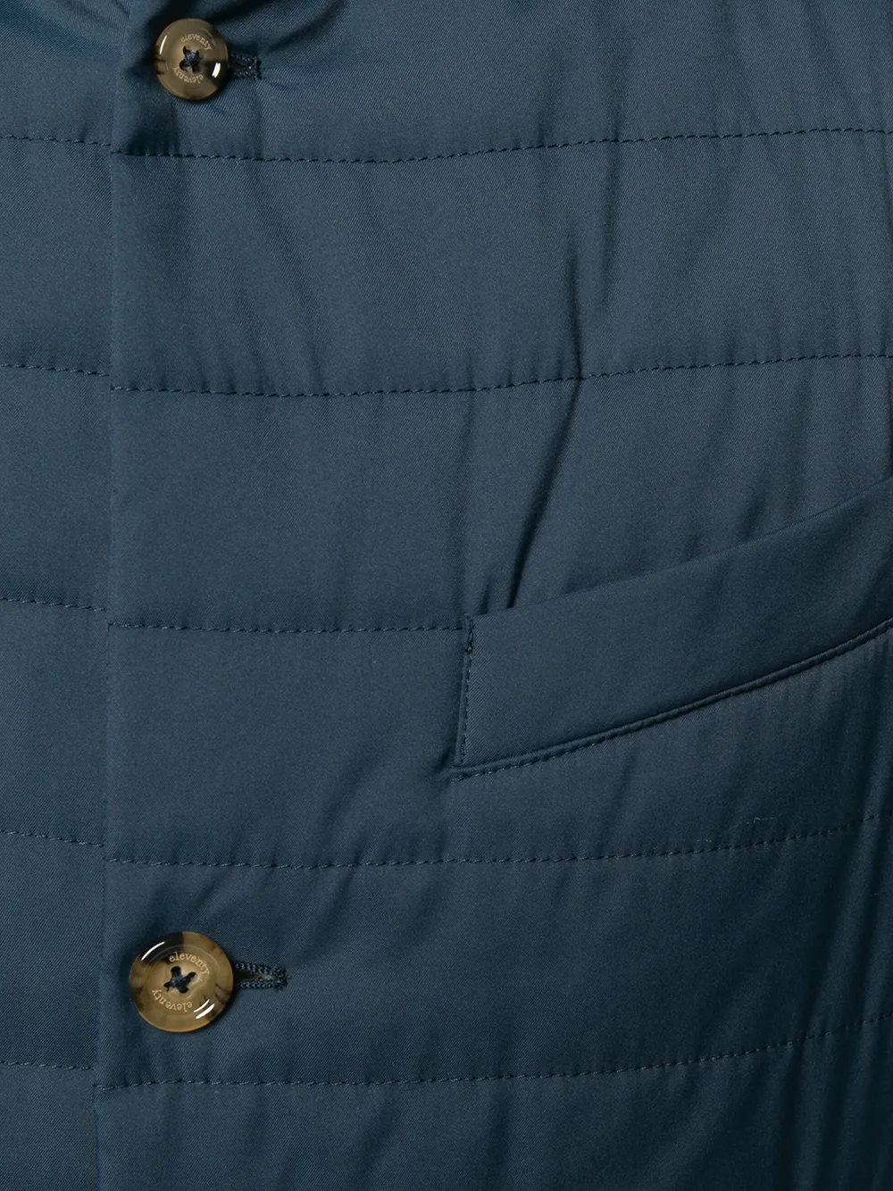 Eleventy gevoerde bodywarmer Blauw