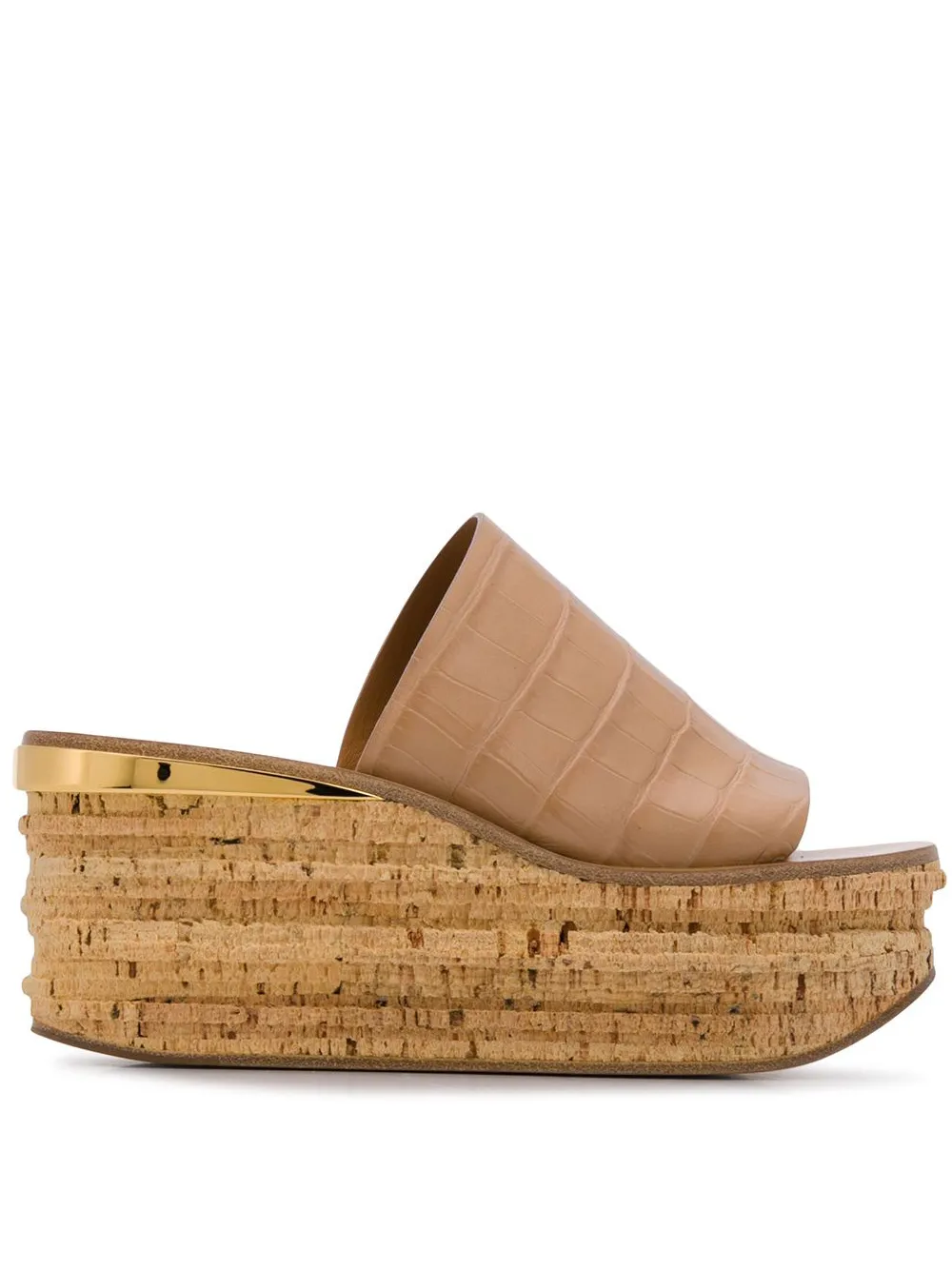 Chloé Camille Wedge Sandals - Farfetch