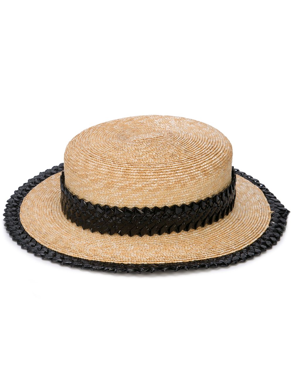 фото Gigi Burris Millinery соломенная шляпа с узкими полями