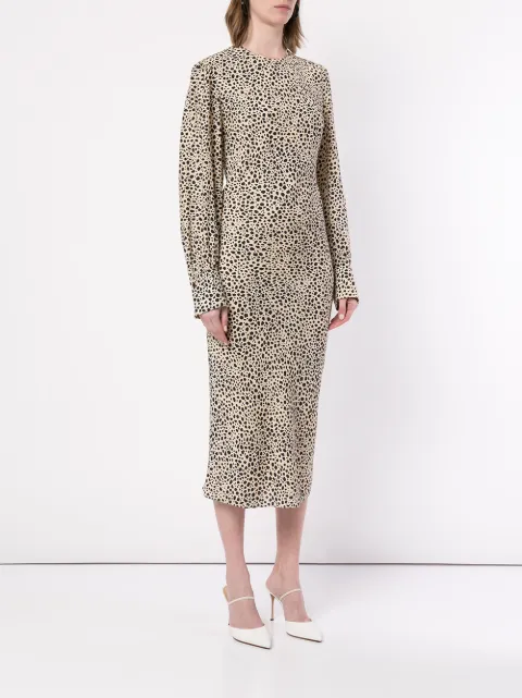 rebecca vallance luna short sleeve gown