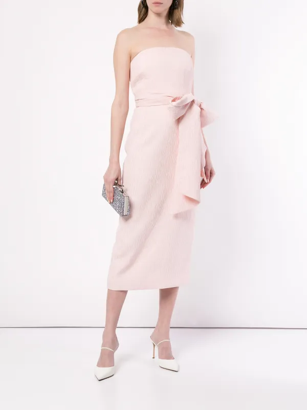 rebecca vallance pink bow dress