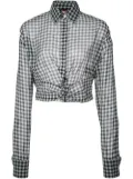 Haculla plaid blouse - White