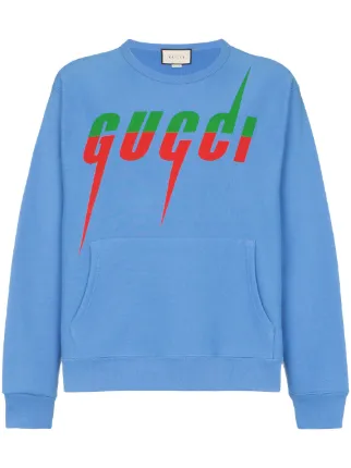gucci print sweatshirt