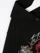 Diesel Kids كنزة بغطاء رأس مطرزة بتنين